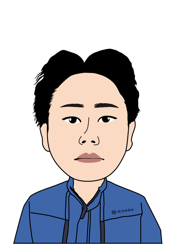 2有限会社防府電設-_似顔絵
