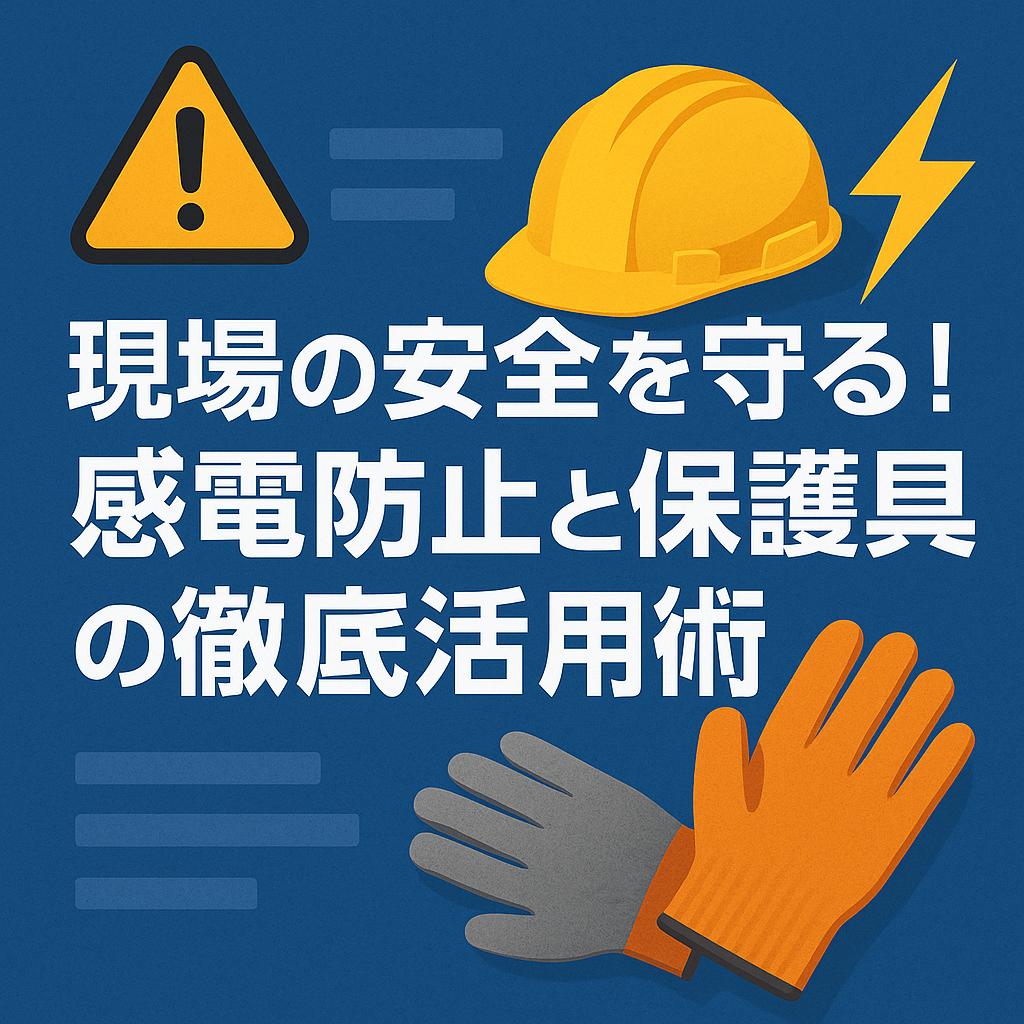 現場の安全を守る！感電防止と保護具の徹底活用術